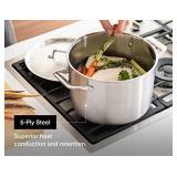 Misen 6.75 QT Stainless Steel Stock Pot with Lid - Stew & Soup Pot with Handles - Large Pot for Cooking Misen 6.75 QT Stainless Steel Stock Pot with Lid - Stew & Soup Pot with Handles - Large Pot for Cooking