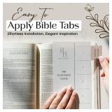 Bible Tabs for Women Study Bible, Embossed Matte Catholic Bible Tabs Gold, Laminated Bible Tabs, Bible Book Tabs w/Old & New Testament Neutral Bible Labels Tabs, Perfect Bible Study Supplies Oak Bible Tabs for Women Study Bible, Embossed Matte Catholic Bible Tabs Gold, Laminated Bible Tabs, Bible Book Tabs w/Old & New Testament Neutral Bible Labels Tabs, Perfect Bible Study Supplies Oak