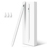 Stylus Pen for iPad Pencil 10th Generation, 3X Fast Charge Apple Pencil with Palm Rejection & Tilt Sensitivity, Compatible for 2018-2025 iPad 6/7/8/9/10/11, Pro 11\'/12.9\'/M4, Air 3/4/5/M2/M3, Mini 5 Stylus Pen for iPad Pencil 10th Generation, 3X Fast Charge Apple Pencil with Palm Rejection & Tilt Sensitivity, Compatible for 2018-2025 iPad 6/7/8/9/10/11, Pro 11\'/12.9\'/M4, Air 3/4/5/M2/M3, Mini 5