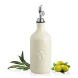 Sweejar 16 Oz Ceramic Olive Oil Dispenser Bottle, Oil Dispenser for Kitchen with Gravity Spout, Relief Opaque Oil Container for Evoo, Avocado Oil, Vinegar, Soy Sauce, 1 Pack(Beige, Silver Spout) Sweejar 16 Oz Ceramic Olive Oil Dispenser Bottle, Oil Dispenser for Kitchen with Gravity Spout, Relief Opaque Oil Container for Evoo, Avocado Oil, Vinegar, Soy Sauce, 1 Pack(Beige, Silver Spout)
