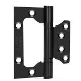 goldenwarm 24 Pack Matte Black Door Hinges 4inch x 3inch, Non-Mortise, Easy Installation for Both Interiors and Exteriors - Stainless Steel Door Hardware Flat Black Door Hinge, 3mm Thickness goldenwarm 24 Pack Matte Black Door Hinges 4inch x 3inch, Non-Mortise, Easy Installation for Both Interiors and Exteriors - Stainless Steel Door Hardware Flat Black Door Hinge, 3mm Thickness