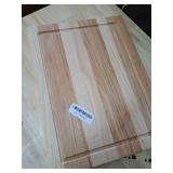 CONSDAN Wood Cutting Board for Kitchen, 16 x 12, USA Grown Solid Hickory Hardwood, Edge Grain, Chopping Board, Butcher Block with Juice Groove, Prefinished with Food-Safe Oil, 3/4\' Thick CONSDAN Wood Cutting Board for Kitchen, 16 x 12, USA Grown Solid Hickory Hardwood, Edge Grain, Chopping Board, Butcher Block with Juice Groove, Prefinished with Food-Safe Oil, 3/4\' Thick