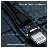 Essri 2Pack for iPhone Charger Cord 6FT, Lighting Cable 6 Feet to USB Charging Cable, Nylon Braided Charging Cord 6 Foot Compatible with iPhone 14 13 12 11 X XS XR 15 Pad - Blue Essri 2Pack for iPhone Charger Cord 6FT, Lighting Cable 6 Feet to USB Charging Cable, Nylon Braided Charging Cord 6 Foot Compatible with iPhone 14 13 12 11 X XS XR 15 Pad - Blue