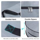 BALEINE 2 Pack Wreath Storage Container, Christmas Wreath Storage Bag with Reinforced Handle for Holiday Xmas (Green, 24\'X8\') BALEINE 2 Pack Wreath Storage Container, Christmas Wreath Storage Bag with Reinforced Handle for Holiday Xmas (Green, 24\'X8\')