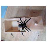 Fudragtn Fake Spider in a Box Prank Gift for Adults Kids,Handmade Wooden Pop Out Scare Surprise Boxes Joke Toys Halloween Fudragtn Fake Spider in a Box Prank Gift for Adults Kids,Handmade Wooden Pop Out Scare Surprise Boxes Joke Toys Halloween