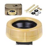 Jamini Extra Thick Toilet Wax Ring Replacement Kit â Universal Wax Seal Fits 3\' & 4\' Drain Pipes, Includes Bolts & Washers, Easy DIY Installation, Compatible with Below-Floor or Level Flanges Jamini Extra Thick Toilet Wax Ring Replacement Kit â Universal Wax Seal Fits 3\' & 4\' Drain Pipes, Includes Bolts & Washers, Easy DIY Installation, Compatible with Below-Floor or Level Flanges