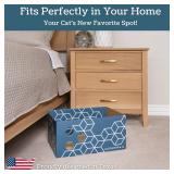 5609PETS Extra Large Cardboard Cat Scratcher with Refillable Double-Sided Scratch Pad, NoâMess Cat Scratching Box for Indoor Cats 5609PETS Extra Large Cardboard Cat Scratcher with Refillable Double-Sided Scratch Pad, NoâMess Cat Scratching Box for Indoor Cats