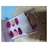 BTArtbox Press On Nails Short - Purple Chrome Almond French Tip Press On Nails with Glue for Women, Opaque Soft Gel Glue On Nails in 16 Sizes - 32 Stick On Nails Kit, Purple Pact BTArtbox Press On Nails Short - Purple Chrome Almond French Tip Press On Nails with Glue for Women, Opaque Soft Gel Glue On Nails in 16 Sizes - 32 Stick On Nails Kit, Purple Pact