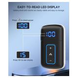 DAMAIKE Bluetooth 5.3 Receiver for Car, [LED Screen] [Noise Cancelling] 3.5mm AUX Bluetooth Adapter, Wireless Audio Receiver for Wired Headphones/Home Stereo/Speaker, Music Playing, Hands-Free Call