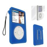 for iPod Classic Case, Silicone Skin Case Cover for Apple iPod Classic 6th 7th 80GB, 120GB Thin 160GB and iPod Video 5th 30gb + Screen Protector & Lanyard-10.5mm Thickness Thin Version(Blue) for iPod Classic Case, Silicone Skin Case Cover for Apple iPod Classic 6th 7th 80GB, 120GB Thin 160GB and iPod Video 5th 30gb + Screen Protector & Lanyard-10.5mm Thickness Thin Version(Blue)