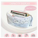 Modacarry Cotton Quilted Floral Coin Purse Digital Camera Pouch with Cute Prints Zipper for Women Girls (BLUE PATCH) Modacarry Cotton Quilted Floral Coin Purse Digital Camera Pouch with Cute Prints Zipper for Women Girls (BLUE PATCH)