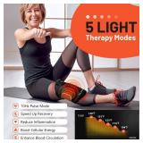 HALIDODO Red Light Therapy & Vibration Massage Knee Brace - Wireless Rechargeable Controller, 660nm & 850nm Red Light Therapy Heated Device for Knee/Joint/Elbow/Shoulder. HALIDODO Red Light Therapy & Vibration Massage Knee Brace - Wireless Rechargeable Controller, 660nm & 850nm Red Light Therapy Heated Device for Knee/Joint/Elbow/Shoulder.