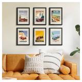 upsimples A3 Picture Frame, Display Pictures 8.3x11.7 with Mat or 11.7 x 16.5 Without, Wall Hanging Poster Frames, Black, 1 Pack upsimples A3 Picture Frame, Display Pictures 8.3x11.7 with Mat or 11.7 x 16.5 Without, Wall Hanging Poster Frames, Black, 1 Pack