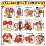 48 Pcs Vintage Valentine Hanging Ornaments Retro Valentines Tree Ornaments Heart Cut Out Decorations for Valentine's Day Party Favors Classroom Home Window Wall Anniversary Supplies 48 Pcs Vintage Valentine Hanging Ornaments Retro Valentines Tree Ornaments Heart Cut Out Decorations for Valentine's Day Party Favors Classroom Home Window Wall Anniversary Supplies