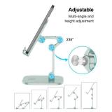 OCYCLONE Phone Stand, Adjustable Height and Angle Foldable Cell Phone Stand Holder for Desk, Taller iPhone Stand Compatible with 4.7\'-13\' Smartphones iPad Tablet, Light Green OCYCLONE Phone Stand, Adjustable Height and Angle Foldable Cell Phone Stand Holder for Desk, Taller iPhone Stand Compatible with 4.7\'-13\' Smartphones iPad Tablet, Light Green