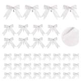 Waydress 36 Pieces Bow Decor, Christmas Tree Bow Ornament, Glitter Ribbon Bowknot for Wreath Garland, Party Crafts Home Decoration, 3 Sizes 4.3 x 4.7, 5.1 x 5.5, 6.3 x 6.7 Inch(White) Waydress 36 Pieces Bow Decor, Christmas Tree Bow Ornament, Glitter Ribbon Bowknot for Wreath Garland, Party Crafts Home Decoration, 3 Sizes 4.3 x 4.7, 5.1 x 5.5, 6.3 x 6.7 Inch(White)