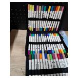 AnyMark 48 Colors Acrylic Paint Markers, Dual Tip Acrylic Paint Pens with Brush & Fine Tip, Premium Paint Markers for Coloring, Canvas, wood, Stone, Rock Painting, Glass AnyMark 48 Colors Acrylic Paint Markers, Dual Tip Acrylic Paint Pens with Brush & Fine Tip, Premium Paint Markers for Coloring, Canvas, wood, Stone, Rock Painting, Glass