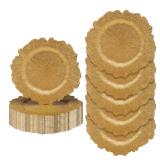 JEVERGN 24 Pack Gold Charger Plates, 13'' Reef Chargers for Dinner Plates, Gold Plate Chargers Set of 24, Round Plastic Charger for Wedding, Party Event, Dinner, Table Setting JEVERGN 24 Pack Gold Charger Plates, 13'' Reef Chargers for Dinner Plates, Gold Plate Chargers Set of 24, Round Plastic Charger for Wedding, Party Event, Dinner, Table Setting