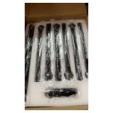 Pool Outdoor Towel Rack, 6 Bars with Top Tray Metal Heavy Duty Pool Accessories with Heavy Metal Base, Hot Tub Accessories Towel Dying Rack Towel Stand for Pool, Hot Tub etc Pool Outdoor Towel Rack, 6 Bars with Top Tray Metal Heavy Duty Pool Accessories with Heavy Metal Base, Hot Tub Accessories Towel Dying Rack Towel Stand for Pool, Hot Tub etc