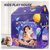 TTLOJ Gift for Christmas Universe Space Style Play Tents for Boys Girls, Playhouse Castle Toy for Toddler Play House, Teepee Tent Indoor Outdoor TTLOJ Gift for Christmas Universe Space Style Play Tents for Boys Girls, Playhouse Castle Toy for Toddler Play House, Teepee Tent Indoor Outdoor