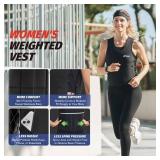 ZELUS Weighted Vest for Women, 10lb. Z-Fit Weight Vest with Adjustable Soft Iron Weights, Women's Weight Vest for Walking Strength Training, Workout Vest with Zippered Pockets Reflective Strip, Medium ZELUS Weighted Vest for Women, 10lb. Z-Fit Weight Vest with Adjustable Soft Iron Weights, Women's Weight Vest for Walking Strength Training, Workout Vest with Zippered Pockets Reflective Strip, Medium