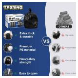 55-60 Gallon Trash Bags Heavy Duty 2.1 Mil - 39''x55'' 100 Count Extra Thick Black Garbage Bags Unscented Strong Huge Can Liners for Construction Industrial Yard Outdoor Commercial 55-60 Gallon Trash Bags Heavy Duty 2.1 Mil - 39''x55'' 100 Count Extra Thick Black Garbage Bags Unscented Strong Huge Can Liners for Construction Industrial Yard Outdoor Commercial