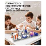 Science STEM Kits for Kids, Electronics Exploration Kit, 66 Pcs DIY Circuit Parts, Over 1200 Projects, STEM Educational Toy Gifts for Kids Boys Girls Ages 3 4 5 6 7 8 9 10 11 12, Color Project Manual Science STEM Kits for Kids, Electronics Exploration Kit, 66 Pcs DIY Circuit Parts, Over 1200 Projects, STEM Educational Toy Gifts for Kids Boys Girls Ages 3 4 5 6 7 8 9 10 11 12, Color Project Manual