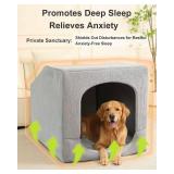 Hovicaed Indoor Dog House for Extra Large Medium Small Sized Dogs - Washable Removable Cushion and Cover Pet Orthopedic Dog Bed, Inside Dog House Large Space Strong Support, Cat Cute Tent Cave (XXL) Hovicaed Indoor Dog House for Extra Large Medium Small Sized Dogs - Washable Removable Cushion and Cover Pet Orthopedic Dog Bed, Inside Dog House Large Space Strong Support, Cat Cute Tent Cave (XXL)