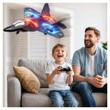 NIPLOOOW Foam Remote Control Airplanes Rc Planes for Kids 4-8, Remote Control Planes Fighter Jet with Light, 360° Flip Fighter Jet Toy, Gravity Sensing, Stunt Roll, Gifts for 6 7 8 10 12 Year Old B NIPLOOOW Foam Remote Control Airplanes Rc Planes for Kids 4-8, Remote Control Planes Fighter Jet with Light, 360° Flip Fighter Jet Toy, Gravity Sensing, Stunt Roll, Gifts for 6 7 8 10 12 Year Old B