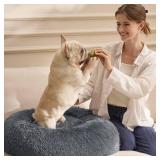 Bedsure Calming Dog Bed for Small Dogs - Donut Washable Small Pet Bed, 23 inches Anti-Slip Round Fluffy Plush Faux Fur Large Cat Bed, Fits up to 25 lbs Pets, Dark Grey Bedsure Calming Dog Bed for Small Dogs - Donut Washable Small Pet Bed, 23 inches Anti-Slip Round Fluffy Plush Faux Fur Large Cat Bed, Fits up to 25 lbs Pets, Dark Grey