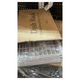 SNTD Dish Drying Rack - Extendable Dish Rack, Large Sink Drying Dish Drainer for Kitchen Counter, Stainless Steel Dish Strainer with Utensil Holder (White) SNTD Dish Drying Rack - Extendable Dish Rack, Large Sink Drying Dish Drainer for Kitchen Counter, Stainless Steel Dish Strainer with Utensil Holder (White)