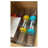 Naivees Plastic Mason Jars 16oz Storage Jars with Colorful Screw On Lid Empty Storage Containers Airtight Leak-Proof Food Jars for Kitchen and Home (24 Pack) Naivees Plastic Mason Jars 16oz Storage Jars with Colorful Screw On Lid Empty Storage Containers Airtight Leak-Proof Food Jars for Kitchen and Home (24 Pack)