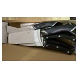 HOSHANHO 8-Piece Kitchen Knife Set, Japanese High Carbon Super Steel Knife Sets with Block, Professional Ultra Sharp Chef Knife Set with Scissors (used) HOSHANHO 8-Piece Kitchen Knife Set, Japanese High Carbon Super Steel Knife Sets with Block, Professional Ultra Sharp Chef Knife Set with Scissors (used)