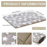 VitalCozy 4 Pcs Dog Crate Pads, Ultra Soft Warm Washable Anti-Slip Kennel Bed Mat for Pets, Reversible, Replaceable, Cozy Cage Liner for Small Medium Large Dogs and Cats(18 x 24 x 1.6 Inch,Apricot) VitalCozy 4 Pcs Dog Crate Pads, Ultra Soft Warm Washable Anti-Slip Kennel Bed Mat for Pets, Reversible, Replaceable, Cozy Cage Liner for Small Medium Large Dogs and Cats(18 x 24 x 1.6 Inch,Apricot)