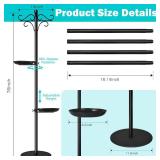 SIGOWING 76\' Thicken Shepherds Hooks for Outdoor - Double Shepherd Hooks for Outside with 2 Stands, Bird Feeder Pole with a Flat Base for Deck, Plant Stand Indoor, Wreath and Wind Chimes Hanger SIGOWING 76\' Thicken Shepherds Hooks for Outdoor - Double Shepherd Hooks for Outside with 2 Stands, Bird Feeder Pole with a Flat Base for Deck, Plant Stand Indoor, Wreath and Wind Chimes Hanger