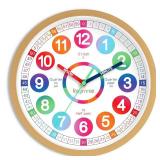 Roymnie Wall Clock for Kids Learning - Teaching Time Wall Clocks Battery Operated Silent Non Ticking - Analog Colorful Clock Decorative for Kids Room Classroom School(10 Inch) Roymnie Wall Clock for Kids Learning - Teaching Time Wall Clocks Battery Operated Silent Non Ticking - Analog Colorful Clock Decorative for Kids Room Classroom School(10 Inch)