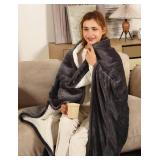 ESTINGO Heated Blanket Full Size, Electric Heated Blanket with 1-10 Hours Adjustable Timer & 6 Heating Levels, Fast Heating Blanket for Full Body, Home Bedding Use, 72\'x84\', Dark Gray ESTINGO Heated Blanket Full Size, Electric Heated Blanket with 1-10 Hours Adjustable Timer & 6 Heating Levels, Fast Heating Blanket for Full Body, Home Bedding Use, 72\'x84\', Dark Gray