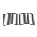 PETMAKER 4-Panel Indoor Foldable Pet Gate for Stairs or Doorways (Black) PETMAKER 4-Panel Indoor Foldable Pet Gate for Stairs or Doorways (Black)