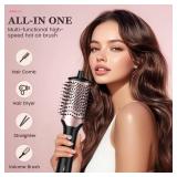 slopehill Blow Dryer Brush - Hot Air Brush with High Speed Motor 100,000RPM, Ionic Hair Dryer and Styler Volumizer with Oval Barrel for Hair, 3 Temps,1400W, Black slopehill Blow Dryer Brush - Hot Air Brush with High Speed Motor 100,000RPM, Ionic Hair Dryer and Styler Volumizer with Oval Barrel for Hair, 3 Temps,1400W, Black