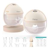 Paruu Hands Free Breast Pump P16, Wearable Breast Pump Electirc Portable with 4 Modes & 12 Levels, Max 309mmHg Strong Suction 19/21/24mm Flange Inserts Wearable Breastfeeding Pump, 2 Packï¼Nude Paruu Hands Free Breast Pump P16, Wearable Breast Pump Electirc Portable with 4 Modes & 12 Levels, Max 309mmHg Strong Suction 19/21/24mm Flange Inserts Wearable Breastfeeding Pump, 2 Packï¼Nude