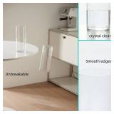 4 Pcs Acrylic Clear Cylinder Flower Vase for Plants Bouquet, Unbreakable Hurricane Tall Large Plastic Vases for Wedding Decor, High Hydroponic Floor Vase (H 10\' + H 12\' 2 Each No Flowers) 4 Pcs Acrylic Clear Cylinder Flower Vase for Plants Bouquet, Unbreakable Hurricane Tall Large Plastic Vases for Wedding Decor, High Hydroponic Floor Vase (H 10\' + H 12\' 2 Each No Flowers)