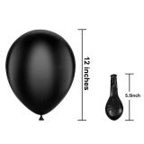 KBZVNAF Black Balloons Latex Party Balloons - 50 Pack 12 inch Helium Matte Black Balloons for Wedding Graduation Baby Shower Birthday Party Decorations KBZVNAF Black Balloons Latex Party Balloons - 50 Pack 12 inch Helium Matte Black Balloons for Wedding Graduation Baby Shower Birthday Party Decorations