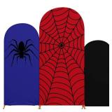 Tingjoo Spider Web Theme Arch Backdrop Cover 3 Set - 4ft/ 5ft/ 6ft Wedding Arch Covers Spandex Backdrop Stand for Wedding Birthday Banquet Ceremony Photography Party Decoration(Classic) Tingjoo Spider Web Theme Arch Backdrop Cover 3 Set - 4ft/ 5ft/ 6ft Wedding Arch Covers Spandex Backdrop Stand for Wedding Birthday Banquet Ceremony Photography Party Decoration(Classic)