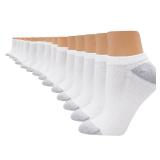 Hanes Womens Value Pack, No Show Soft Moisture-wicking Socks, Available In 10 And 14-packs, White - 14 Pack, 5-9 US Hanes Womens Value Pack, No Show Soft Moisture-wicking Socks, Available In 10 And 14-packs, White - 14 Pack, 5-9 US