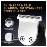 ZENLICO Beard Trimmer for Men, Rechargeable Men's Hair Trimmer & Clippers, Electric Grooming Kit for Beard, Face, Neck, Groin & Manscaping, Ideal Gift for Men ZENLICO Beard Trimmer for Men, Rechargeable Men's Hair Trimmer & Clippers, Electric Grooming Kit for Beard, Face, Neck, Groin & Manscaping, Ideal Gift for Men