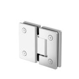 Bathlink 180 Degree Glass Shower Door Hinges, Heavy Duty Polished Chrome Glass Door Hinge for Bathroom, 1 PCS 304 Stainless Steel Shower Door Hinges for 1/4\' to 1/2\' Frameless Shower Door Bathlink 180 Degree Glass Shower Door Hinges, Heavy Duty Polished Chrome Glass Door Hinge for Bathroom, 1 PCS 304 Stainless Steel Shower Door Hinges for 1/4\' to 1/2\' Frameless Shower Door
