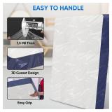 TICONN 2PK Plastic Mattress Bag for Moving Storage, Waterproof Mattress Protector Cover, Heavy-Duty Mattress Moving Supplies (1.5 mil, Queen) TICONN 2PK Plastic Mattress Bag for Moving Storage, Waterproof Mattress Protector Cover, Heavy-Duty Mattress Moving Supplies (1.5 mil, Queen)