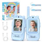 BlueFire Kids Walkie Talkies with Video â Screen Display Toy Radios with Voice Effects, One-on-One Pairing, Long Range â Birthday Toys Gifts for Boys & Girls Ages 3â12 (Blue) BlueFire Kids Walkie Talkies with Video â Screen Display Toy Radios with Voice Effects, One-on-One Pairing, Long Range â Birthday Toys Gifts for Boys & Girls Ages 3â12 (Blue)
