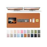 YSAGi Leather Desk Protector, Office Mat, Large Mouse Mat, Non-Slip PU Leather Blotter, Laptop Desk Pad, Waterproof Writing Pad for Office and Home (Brown, 47\' x 17\') YSAGi Leather Desk Protector, Office Mat, Large Mouse Mat, Non-Slip PU Leather Blotter, Laptop Desk Pad, Waterproof Writing Pad for Office and Home (Brown, 47\' x 17\')