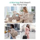 Qualyphant Breast Pump Bag for Spectra S1/S2 & Medela â Insulated Cooler Bag, 13\' Laptop Sleeve, Diaper Backpack with Changing Pad â Lightweight, Water-resistant & Stylish for Work, Travel, Qualyphant Breast Pump Bag for Spectra S1/S2 & Medela â Insulated Cooler Bag, 13\' Laptop Sleeve, Diaper Backpack with Changing Pad â Lightweight, Water-resistant & Stylish for Work, Travel,